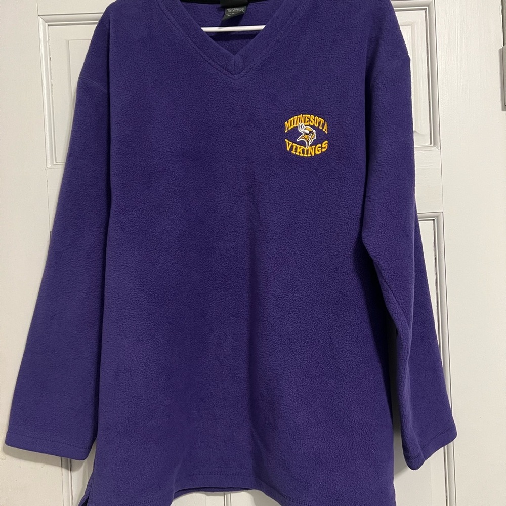 Minnesota Vikings Purple Fleece Pullover